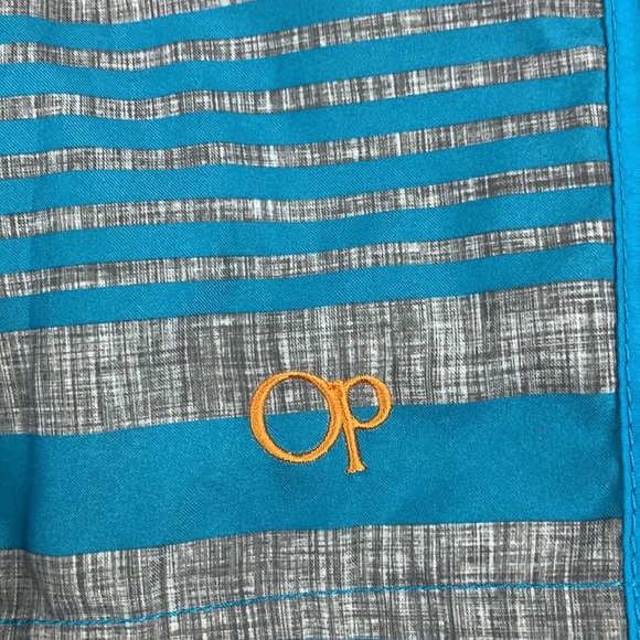 OP teal & orange swim trunks size XL - Picture 9 of 10